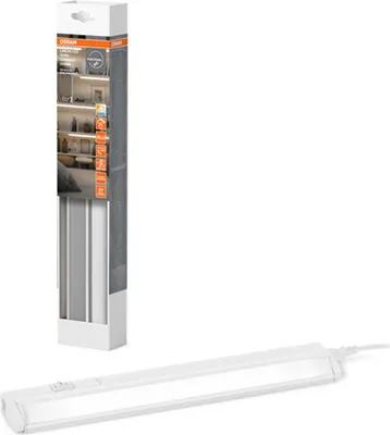 Produktbild von Osram LED Unterbauleuchte Linear Turn Connect Weiß 35cm 6W 380lm CCT 3000K/4000K/6500K mit Schalter