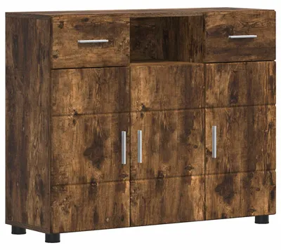 Immagine prodotto di Armadio in Legno con cassetto Rovere fumé 88,5 x 30,5 x 73 cm