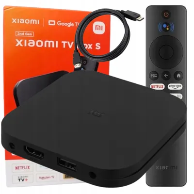 Obrázek produktu pro Xiaomi TV Box S2, 8 GB, 4K Google TV – multimediální přehrávač, 142 g, 2 GB RAM, 8 GB úložiště