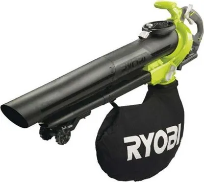 Image de Souffleur Aspiro-Broyeur RYOBI RBV36B, 36V, Brushless, 3-en-1, Collecteur 45 L