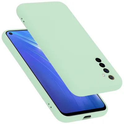 Produktbild von Cadorabo Schutzhülle für Realme 6 4G / 6s Hülle in Grün Handyhülle Case Cover TPU Etui