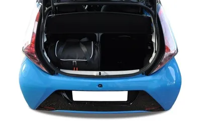 Produktbild von Toyota Aygo 2014-2021 Kofferraumtaschen Set 2 Stk