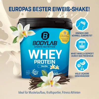 Produktbild von BODYLAB Whey Protein - 1000g - Pistazie