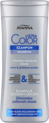 Produktbild von JOANNA Ultra Color System Shampoo für blondes, aufgehelltes & graues Haar 200ml