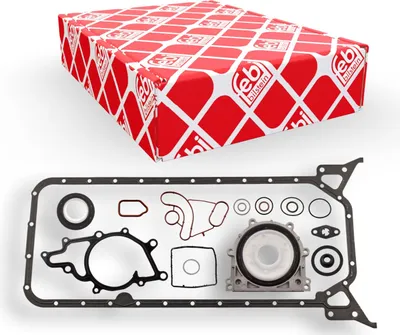 Produktbild von FEBI BILSTEIN 102135 Dichtungssatz Kurbelgehäuse passend für MERCEDES-BENZ E-Klasse Limousine (W211) C-Klasse Limousine (W203) E-Klasse T-modell CLK