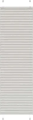 Immagine prodotto di vidaXL Tenda plissettata grigio chiaro 65x200 cm larghezza tessuto 64,4 cm poliestere