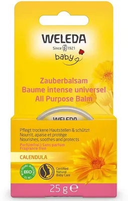 Zdjęcie produktu dla Weleda Calendula, Balsam, Unisex, Nawilżający, Odżywiający, Ochrona, Skóra uniwersalna, 25 ml, Słoik