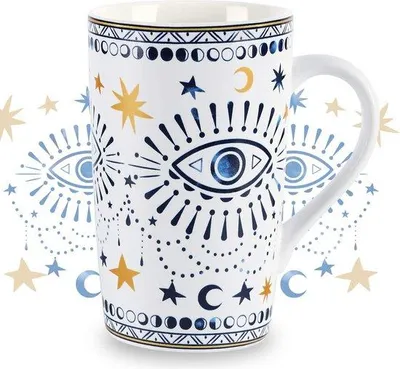 Image de Tasses à café en céramique style bohème avec anse