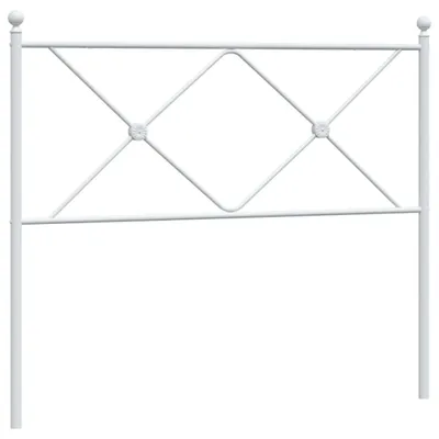 Produktbild von vidaXL Ersatz-Kopfteil Metall Weiß 100 cm