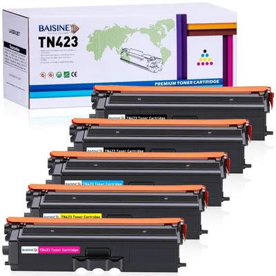 Produktbild von BAISINE TN423 Kompatibel mit Brother TN423 TN-423BK Toner für Brother MFC-L8690CDW HL-L8260CDW HL-L8360CDW DCP-L8410CDW MFC-L8900CDW MFC-L9570CDW (2Schwarz/Cyan/Gelb/Magenta)