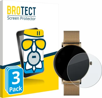 Produktbild von 3x BROTECT Entspiegelungs Schutzglas für ZenWatch Venice Pro Schutzfolie Panzer Folie Glas Display Schutz matt