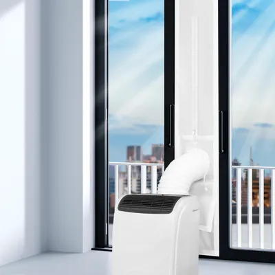 Fensterabdichtung für Klimaanlagen, 25x62-92 cm, universell