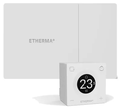 Obrázok produktu pre Sada zariadení Etherma, pozostávajúca z bezdrôtového prijímača a systému ET-SMARTSET-TH-W