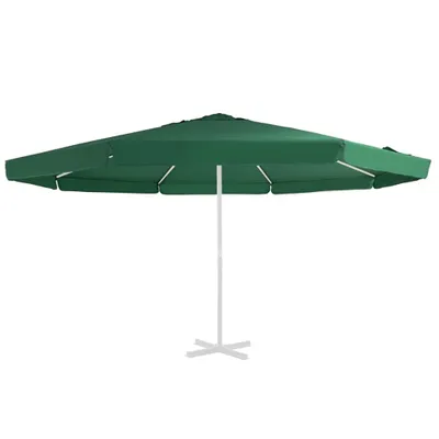 Image de vidaXL Housse de rechange pour parasol vert 515 cm