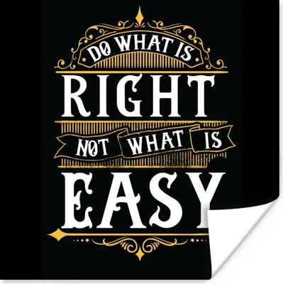 Produktbild von MuchoWow® Poster Motivation - Zitat - Retro 75x75 cm - Wand Dekoration
