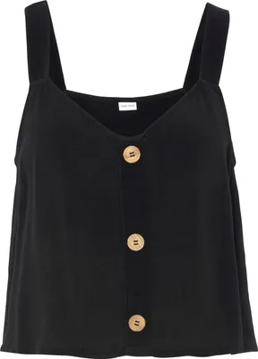Produktbild von VIVANCE Crop-Top schwarz Größe 42