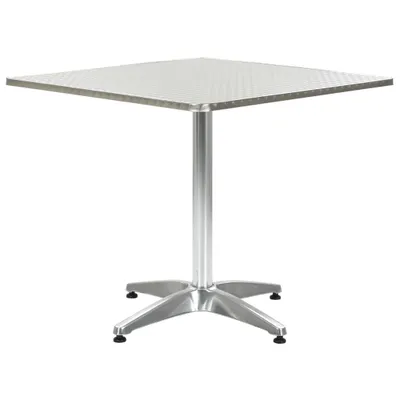 Produktbild von Gartentisch Silbern 80x80x70 cm Aluminium