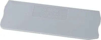 Immagine prodotto di 50 pezzi Coperchio terminale per morsettiera - Piastra terminale/divisoria per morsettiera D-ST 2,5-QUATTRO-MT