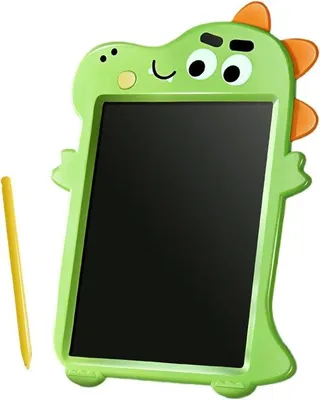 Productafbeelding van LCD Tekenblok - Krabbelbord Kinderen - Creatief Tekenen - Met Dinosaurus Design - 254 cm - Meerkleurig