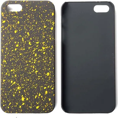 Produktbild von Handy Hülle Schutz Case Bumper Schale für Apple iPhone 5 5s SE 3D Sterne Gelb