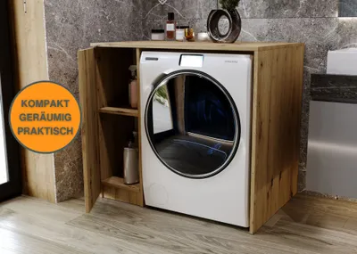 Image de Armoire pour lave-linge RAUMHIRSCH Armoire pour lave-linge et sèche-linge