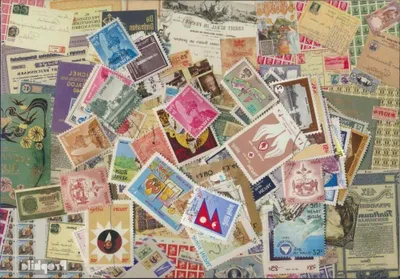 Productafbeelding van Postzegels Verzameling - Zegels Set - Verzamelen Hobby - 50 Verschillende Stuks - Nepal - Multicolor