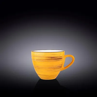 Immagine prodotto di Tazza Wilmax 300 ml in porcellana gialla WL-669436/A