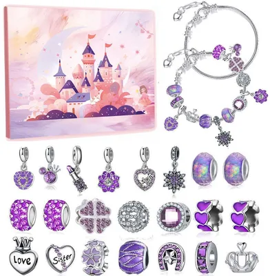 Produktbild von Adventskalender 2025 für Frauen, Adventskalender für Mädchen, Bastelset zum Selbermachen, Schmuck für Mädchen