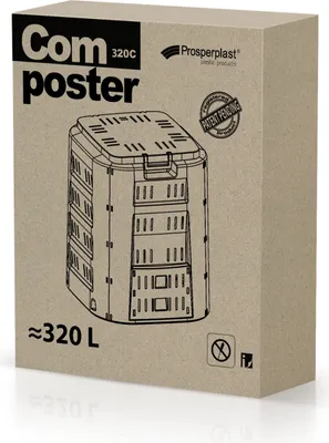 Obrázek produktu pro KAXL Plastový kompostér 320l COMPOGREEN IKST320C-S411