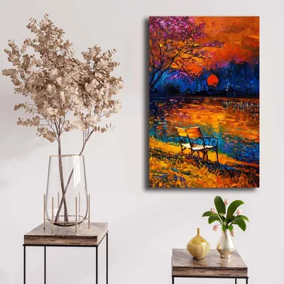 Obrázek produktu pro Wallity, 4570NISC-012, Dekorativní malba na plátně, 100 % KANVAS (tloušťka: 2,8 mm), Vícebarevná, 45 x 70 cm