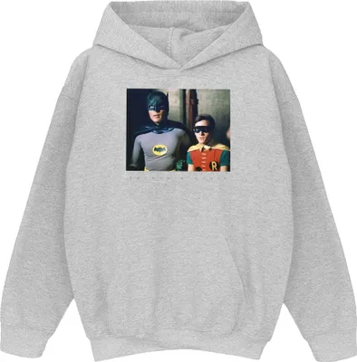 Produktbild von DC Comics - "Batman TV Series Dynamic Duo" Kapuzenpullover für Jungen BI4020 (140-146) (Grau)