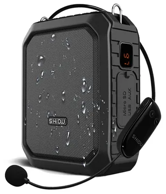 Zdjęcie produktu dla Mikrofon bezprzewodowy wzmacniacz głosu - 18 W - Bluetooth 4.2 - Zestaw nagłowny - Akumulator 4400 mAh - Zasięg 30 m