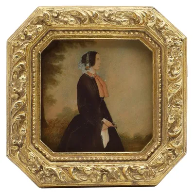 Obrázok produktu pre Omgoods – Vintage rám na fotografie – Miniatúrny starožitný zlatý rám na fotografie, vhodný na stôl aj na stenu