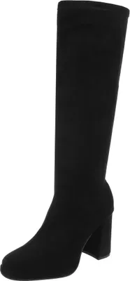 Produktbild von Ital-Design Damen Stiefel  Wildlederoptik High-Heel Stiefel 90514943 Schwarz Gr.  38
