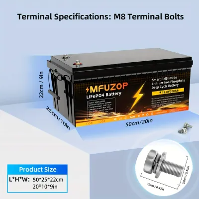 Obrázok produktu pre Li-ion batéria - Lítiová batéria - 12V 300Ah LiFePO4 - Bezúdržbová