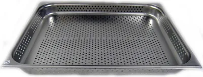 Produktbild von AcMax GN 2/1 Gastronormbehälter GN-Behälter Edelstahl 18,4 Liter Tiefe 65mm GELOCHT