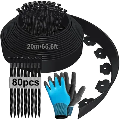 Zdjęcie produktu dla Elzusha - Elastyczny plastikowy obrzeże do ogrodu, 20 m x 10 cm