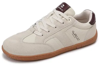 Productafbeelding van Barefoot damessneakers, maat 39 EU, bruin, lichtgewicht en ademend, voor wandelen