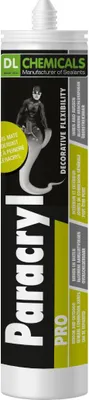 Produktbild von DL CHEMICALS Paracryl PRO Acryl-Dichtstoff – 310 ml – Weiß – 100595