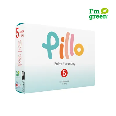 Productafbeelding van Pillo Luiers 5 – Pak van 33 luiers - Maat 5 – Junior (11-16 kg) – Baby Luiers