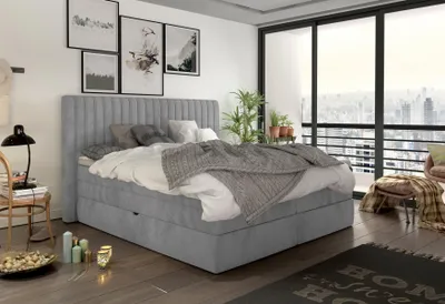 Produktbild von Boxspring Hotel Betten Schlaf Zimmer Luxus Bett Polster Design Luxus jvmoebel®