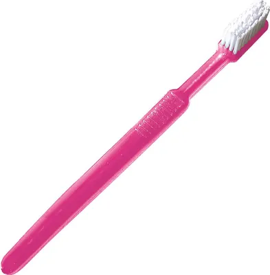 Produktbild von megro Ratiomed Einmal-Zahnbürste mit Zahnpasta 100 Stück pink