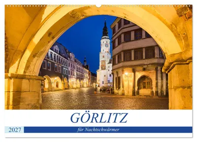Produktbild von GÖRLITZ für Nachtschwärmer (Wandkalender 2027 DIN A2 quer), CALVENDO Monatskalender