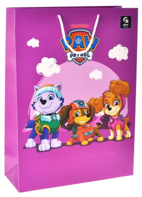Immagine prodotto di Carta da regalo Paw Patrol: La squadra delle ragazze, 31x42x12 cm, modello QB004-204