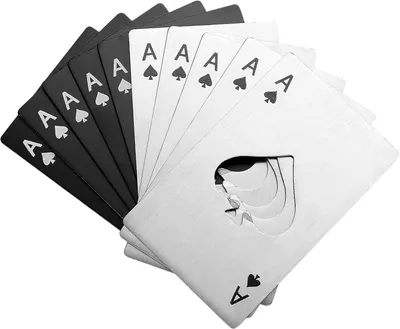 Produktbild von Flaschenöffner 10 Stück, Edelstahl, Silber und Schwarz, für Zuhause