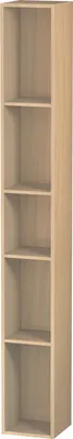 Image de Duravit L-Cube Élément d'étagère vertical, 5 compartiments, 180x180x1400mm, LC120607171