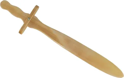 Produktbild von Holz Ritterschwert Kurzschwert naturbelassen geölt ca. 47 cm für Rollenspiele