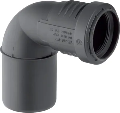 Produktbild von Geberit GE Silent-PP, Reduktionsbogen, 87,5°, d50/40mm, 1 Stk.