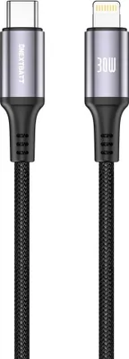 Obrázek produktu pro Kabel NEXTBATT USB-C na Lightning 30W, 3A, 1m - černý