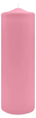Produktbild von Spitzkopf Stumpen Kerzen Altrosa 30 x Ø 9 cm, 6 Stück